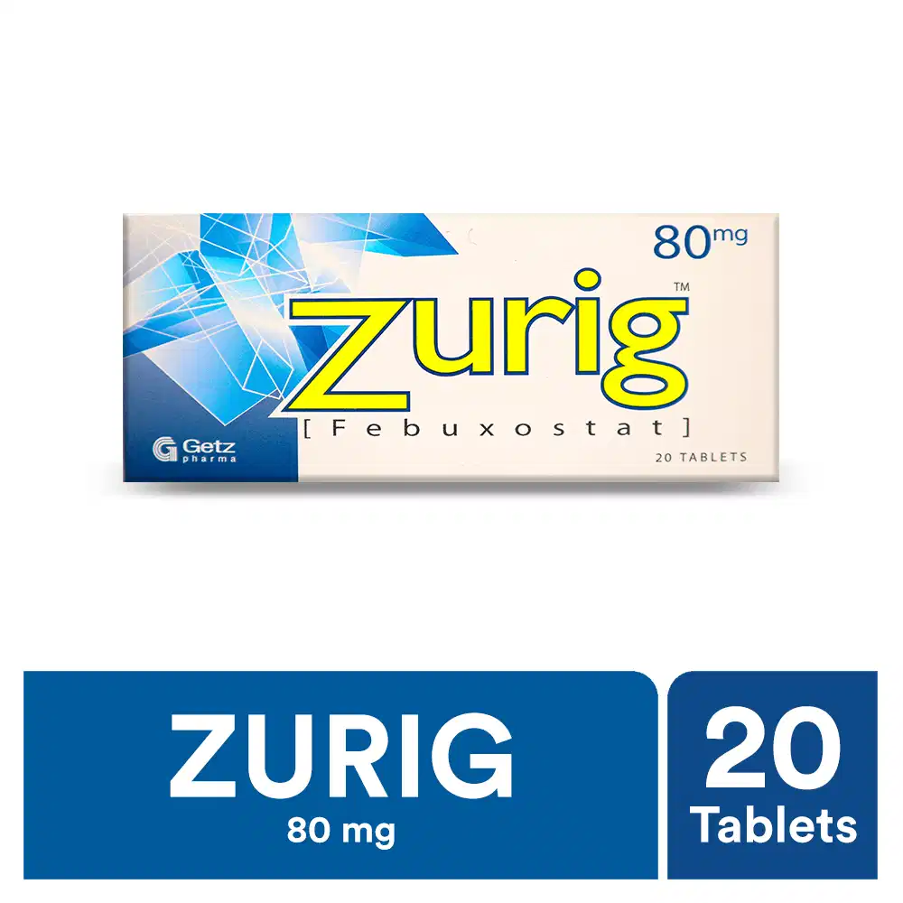 Zurig Tablets 80mg